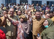 Nuntut Pembangunan Jalan, Warga 4 Desa Geruduk Kantor Bupati Asahan