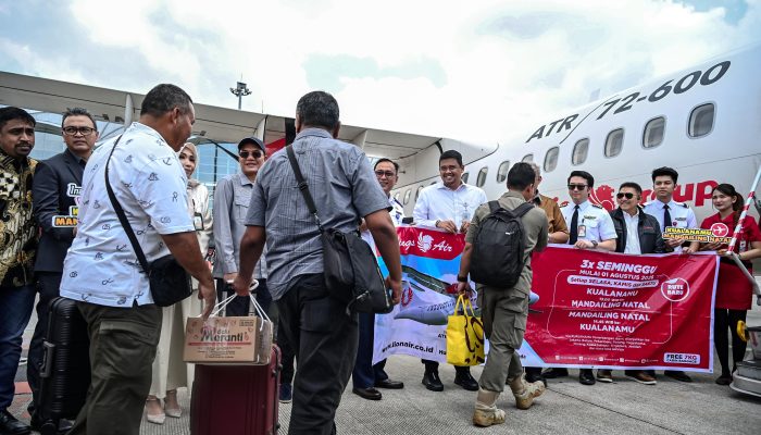 Penerbangan Langsung Kualanamu–Mandailing Natal Resmi Dibuka, Wisata ke Bumi Gordang Sambilan Kini Makin Mudah
