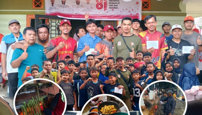 Malam Kemerdekaan, PKS Tebing Tinggi Hidupkan Kembali Ikon Kota Lemang