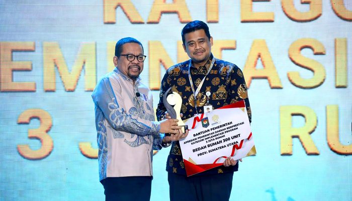 Raih Penghargaan Kemendagri, Bobby Nasution Tegaskan Komitmen Hadirkan Hunian Layak dan Terjangkau