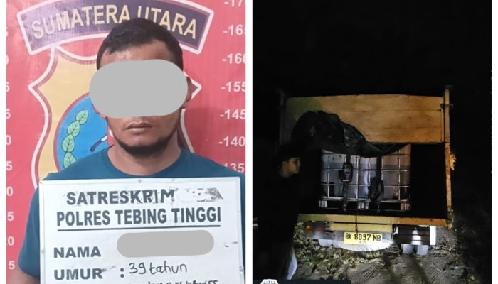 Sikat Habis!Truk Solar Subsidi Ngumpet di Kebun Sawit Diciduk Elang Sakti Tebing Tinggi