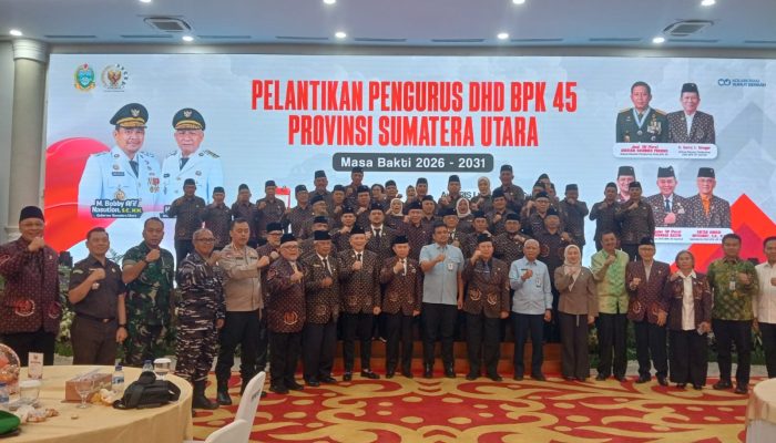 DHD BPK 45 Sumut Periode 2026–2031 Resmi Dilantik, Bobby Nasution Minta Semangat Kejuangan Ditularkan ke Generasi Muda