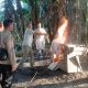 Polres Sergai Gerebek Sarang Narkoba di Pegajahan, Lapak Diduga Tempat Transaksi Sabu Dibakar