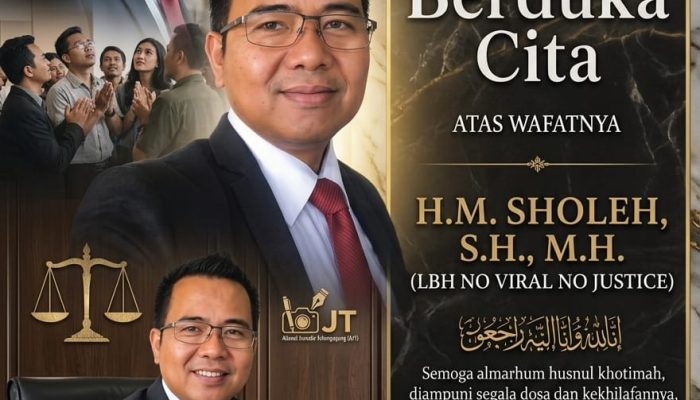 Dunia Hukum Berduka, Pendiri Gerakan No Viral No Justice Muhammad Sholeh Tutup Usia