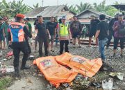 TKP Perbaungan, Dua Warga Labuhanbatu Utara Tewas Ditabrak KA Putri Deli di Perlintasan Tanpa Palang