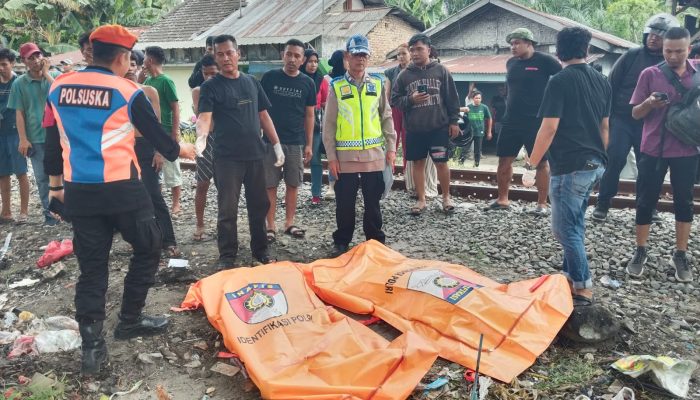 TKP Perbaungan, Dua Warga Labuhanbatu Utara Tewas Ditabrak KA Putri Deli di Perlintasan Tanpa Palang
