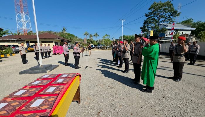 Polres Sumba Tengah Gelar Sertijab, Sejumlah Jabatan Strategis Berganti