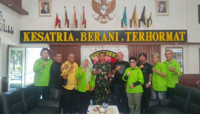 Sambangi Markas Yonif 125/Simbisa, FWTM Disambut Hangat Danyonif Letkol Inf. Hari Mughnii Nagara