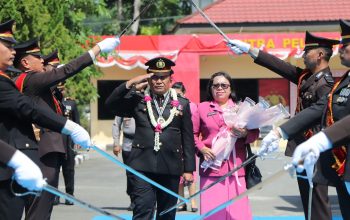 Pedang Pora di Ujung Pengabdian, Dua Personel Polres Sergai Tinggalkan Seragam dengan Penuh Haru
