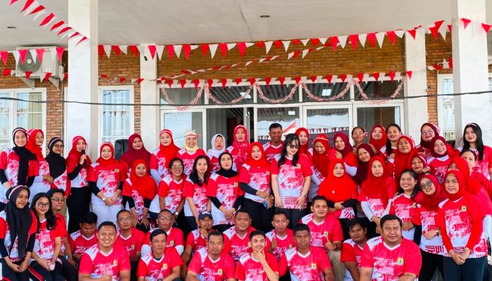 Semarak HUT RI ke-81, Disperpusip Sergai Gelar Beragam Perlombaan Penuh Kebersamaan
