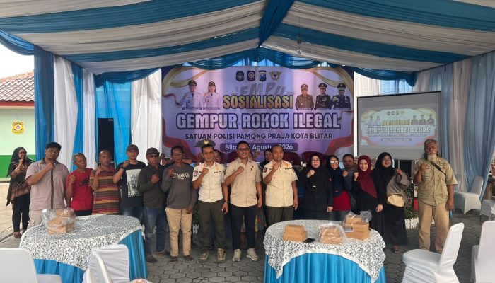 Satpol PP Kota Blitar Perkuat Edukasi untuk Gempur Peredaran Rokok Ilegal
