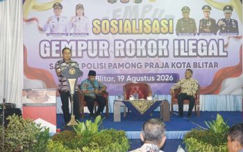 Wali Kota Blitar Ajak Warga Gempur Rokok Ilegal, 2 Juta Batang Dimusnahkan