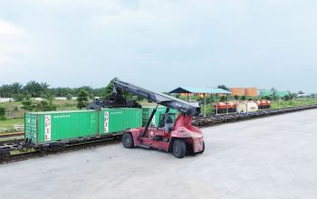 KAI Sumut Angkut 194 Ribu Ton Peti Kemas, Solusi Logistik Tepat Waktu Bebas Kemacetan