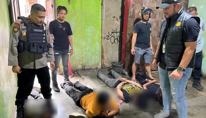 Dua Sarang Narkoba di Mangkubumi Digerebek, 2 Pengedar dan 7 Pemakai Diciduk