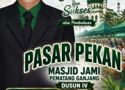 Irgi Fahrezi Apresiasi Masyarakat dan Pelaku Usaha dalam Pembukaan Pasar Pekan Masjid Jami Pematang Ganjang