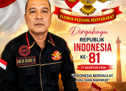 Ketua DPW LSM Elang Mas Sumut Ucapkan Dirgahayu ke-81 RI, Usung Motto Indonesia Berdaulat, Adil dan Makmur
