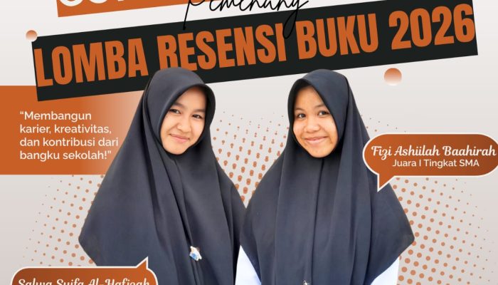 Literasi Berbuah Prestasi, Santriwati Ma’rifatul Hikmah Raih Juara I dan III Lomba Resensi Buku Tingkat SMA