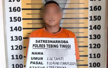 Dumas Tak Masuk Laci, Satresnarkoba Polres Tebing Tinggi Amankan Pria Diduga Bawa Sabu