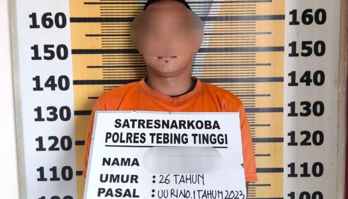 Dumas Tak Masuk Laci, Satresnarkoba Polres Tebing Tinggi Amankan Pria Diduga Bawa Sabu