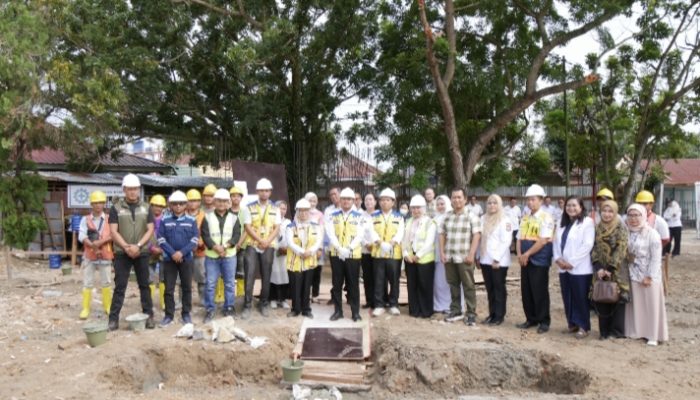 Wali Kota Tanjung Balai Letakkan Batu Pertama Pembangunan/Rehabilitasi Gedung RSUD dr Tengku Mansyur