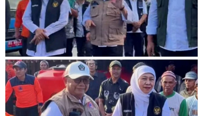 Bupati Blitar Rijanto Dampingi Gubernur Khofifah Salurkan Air Bersih ke Warga Terdampak Kekeringan