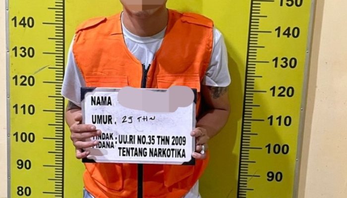 Bawa 12,9 Gram Sabu, Warga Tanjung Morawa Diringkus Satres Narkoba Polresta Deli Serdang