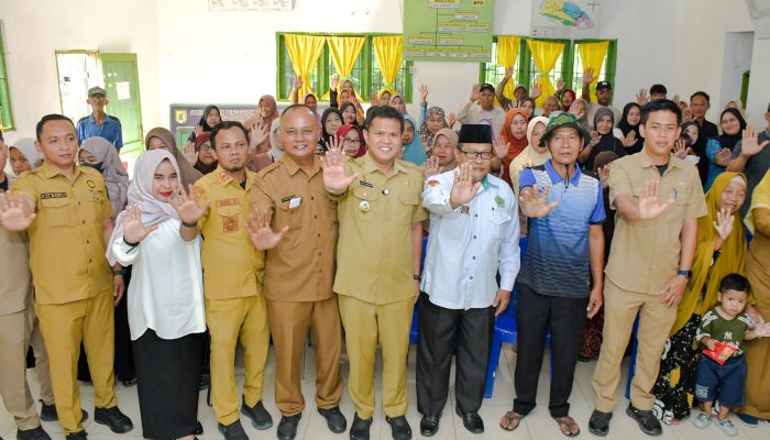 Wabup Sergai Tinjau Screening TBC, Targetkan Kasus di Desa Mangga Dua Nihil