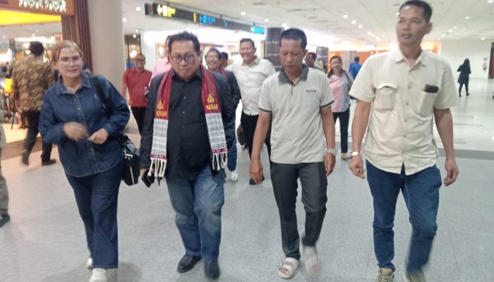 Ketua Umum SMSI Firdaus Tiba di Medan, Jelang Pelantikan SMSI Sergai