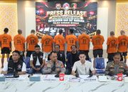 Polres Serdang Bedagai Ungkap 22 Kasus Narkoba dan 5 Kasus Kriminal, 35 Tersangka Diamankan