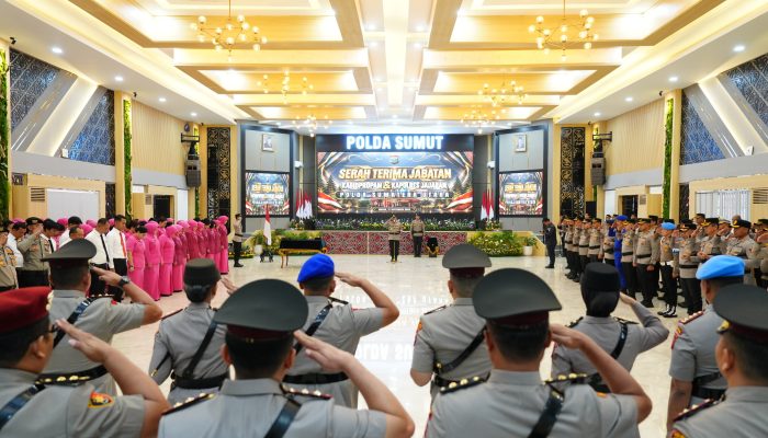 Kapolda Sumut Lantik Sejumlah Pejabat Baru, Tekankan Profesionalisme dan Responsivitas