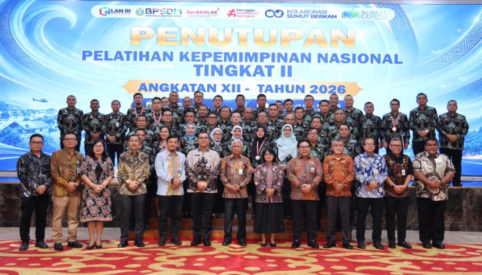 Tiga Pejabat Pemko Medan Raih Tiga Besar Peserta Teristimewa PKN II 2026
