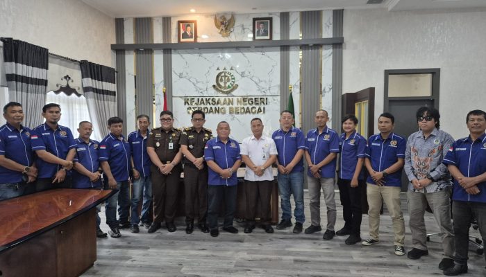 PWI Sergai Audiensi ke Kejari, Sepakati Penguatan Komunikasi