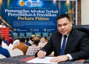 Hasrul Benny Harahap Soroti Pemanggilan Advokat dalam Proses Penyidikan Perkara Pidana