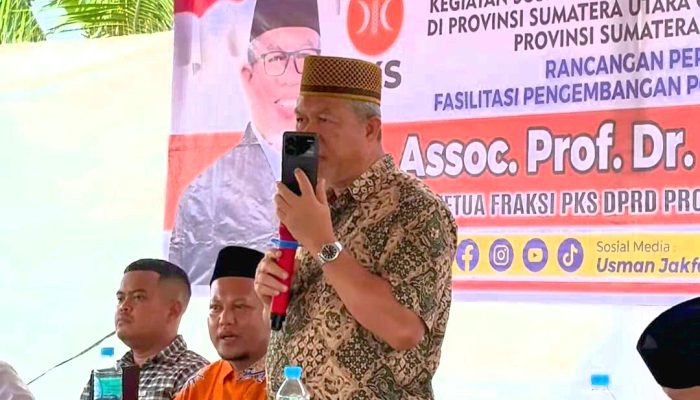 Usman Jakfar Kawal Air Bersih Warga Sari Rejo, Tirtanadi Buka Jalur Komunikasi