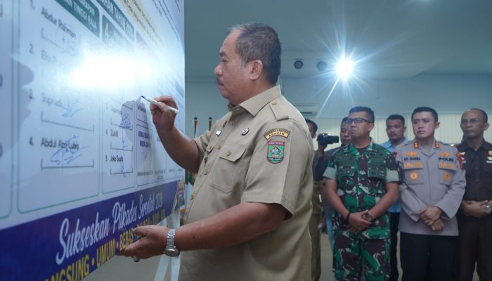 128 Cakades Di Asahan Deklarasi Pilkades Damai