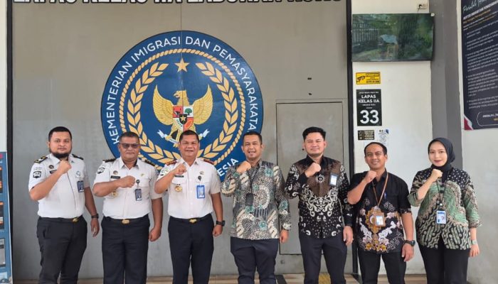BRI BO Kisaran Perkuat Silaturahmi dan Sinergisitas Kelembagaan dengan Lapas Labuhan Ruku