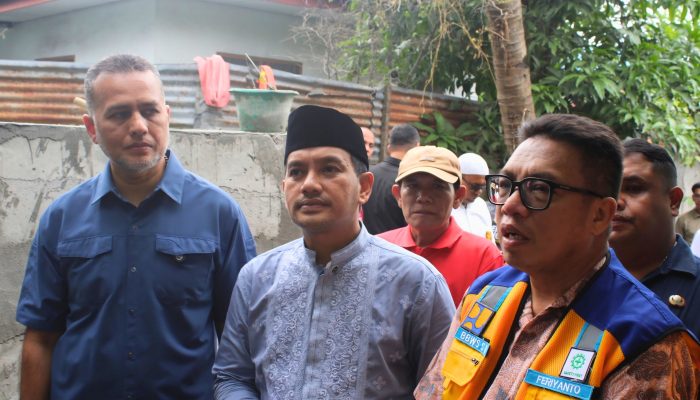 Tanggul Sungai Padang Diperkuat, Ijeck dan Wali Kota Tebing Tinggi Kawal Penanganan Banjir