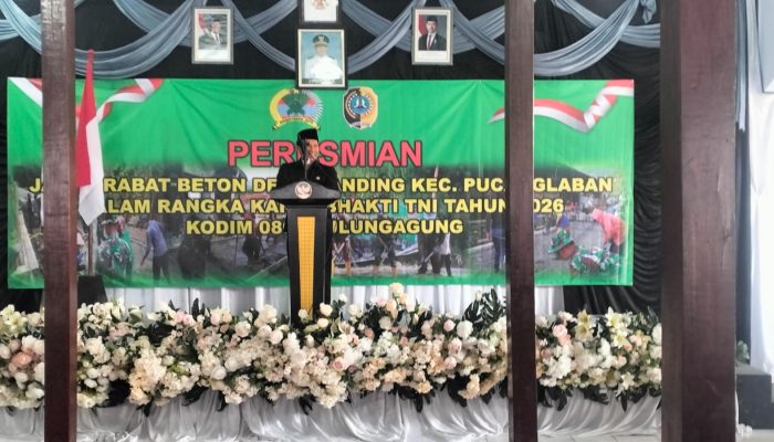 Jalan Rabat Beton Diresmikan, Desa Manding Tulungagung Perlahan Buka Akses dari Keterisolasian