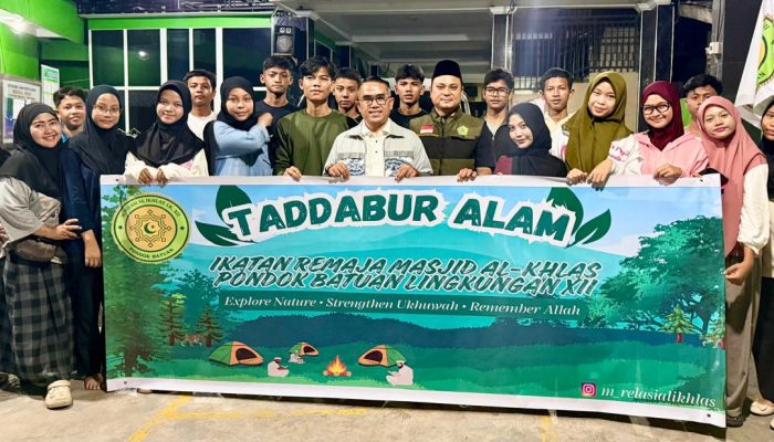 Remaja Masjid Al Ikhlas Pondok Batuan Tadabbur Alam, Muhammad Edison Ginting Pesan Jaga Ukhuwah dan Ibadah