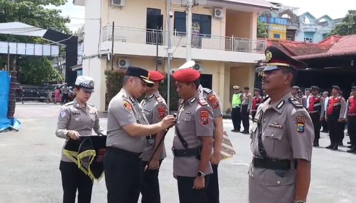Kapolres Tebing Tinggi Pimpin Rotasi Tiga Jabatan Strategis