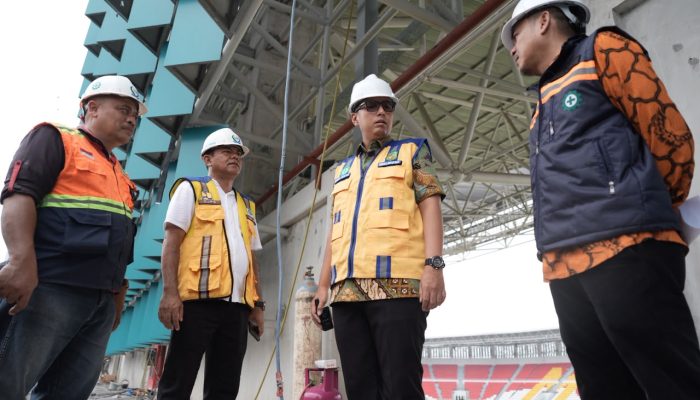 Rico Waas Kawal Penyelesaian Stadion Teladan, Sejumlah Bagian Masih Perlu Dibenahi