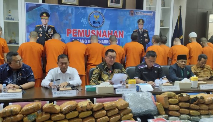 Juni-September 2026, BNNP Sumut Cuma Ungkap 10 Kasus