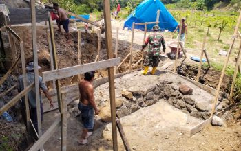 Progres 11 Persen, Kodim 0205/TK Lanjutkan Pembangunan Jembatan Beton di Juhar Ginting