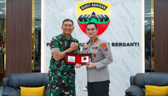 Kapolda Sumut Sonny Irawan Silaturahmi ke Pangdam I/BB, Perkuat Sinergi TNI-Polri