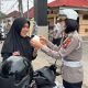 Peduli Kesehatan dan Keselamatan Warga, Polres Tebing Tinggi Bagikan 100 Masker