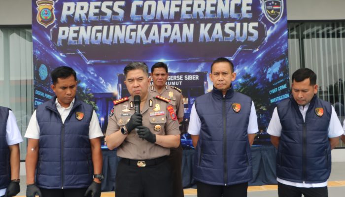 Polda Sumut Bongkar Dugaan Judi Online Jaringan Kamboja di Medan, Lima Pria Diamankan