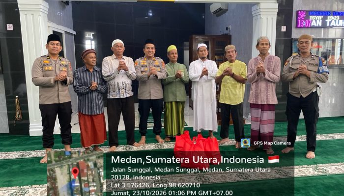 Kapolsek Sunggal Gelar Jumat Curhat, Ajak Warga Waspadai Judol dan Narkoba