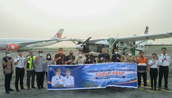 Pemprov Sumut Modifikasi Cuaca, Targetkan Hujan Kurangi Kabut Asap