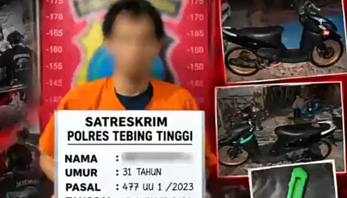 Neformat Modus Bongkar Baut di Sergai, Bajing Loncat Spesialis Mobil Box Diciduk Jatanras Polres Tebing Tinggi